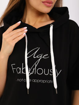 Футболка женская 6-207а (черный)