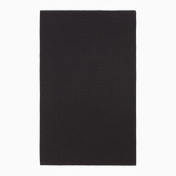 Набор Кухонныйполотенец Доляна, цвет чёрный 35х60см-2шт., 100% хл, вафля, 220 гр/м2  фото 2