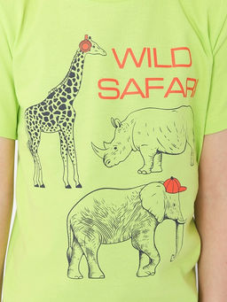 CRB wear/ HSKB 63832-36 Футболка для мальчика,лайм/Ex.Cherubino  фото 5