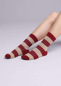 CLE Носки жен.Д663ш пан+шерсть п/ш красный - Clever wear фото 2