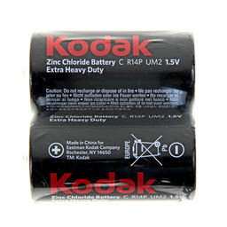 Батарейка солевая Kodak Extra Heavy Duty, С, R14-2S, 1.5 В, спайка, 2 шт.