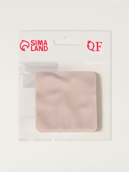 Зеркало складное «Волна», 7×7 см, с увеличением х2, бежевое