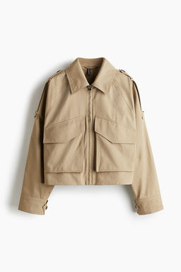 Chaqueta cargo de algod?n