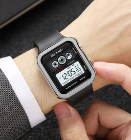 Часы наручные Skmei мужские электронные спортивные 2504silver