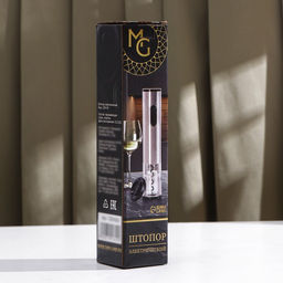 Штопор электрический Magistro Soha, 22×4.8 см, серебристый