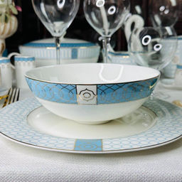 145-583 Салатник 18см ТИФФАНИ в под.уп.(х24)Костяной фарфор - Lenardi фото 3