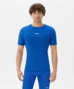 Футболка компрессионная с коротким рукавом JOGEL CAMP PerFormDRY Top SS, синий  фото 4