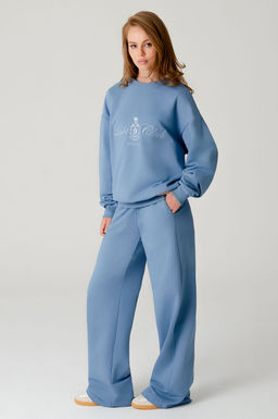 Арт. 2-540 Костюм женский с брюками 44-50 (4 шт) Цвет:Голубой - Калинка фото 25