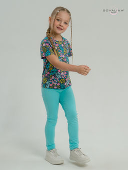 Костюм Мун розовые колокольчики-мятный - Sovalina фото 12