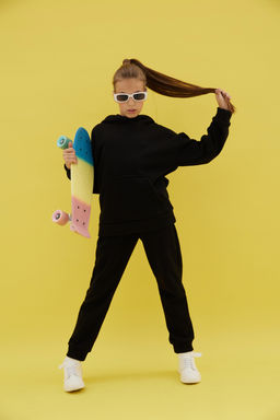 Спортивный костюм "Октант",чёрный