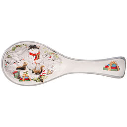 ПОДСТАВКА ПОД ЛОЖКУ AGNESS С НОВЫМ ГОДОМ! 25*9*3 СМ