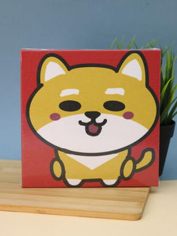 Картина из помпонов на подрамнике Draw Me! Cheerful fox, (20 х 20 см)