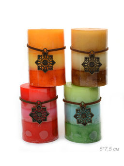 Свеча столбик арома 5х7.5 см / NA518 /уп 72/144/