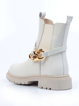 5267-2 WHITE Ботинки демисезонные женские - No name фото 7