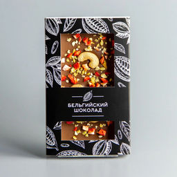 МОЛОЧНЫЙ ШОКОЛАД С МАНГО, КЛУБНИКОЙ И ЖАРЕННЫМ КЕШЬЮ #8