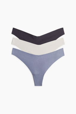 Pack de 3 bragas thong efecto invisible