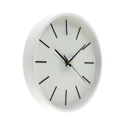 Часы настенные интерьерные «Терапо», плавный ход, d=27.5 см, АА, белые