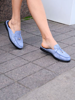 Мюли 1070.2614bl.Голубая мамба