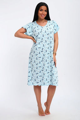 Сорочка женская (01064 синий) - Плиона фото 4