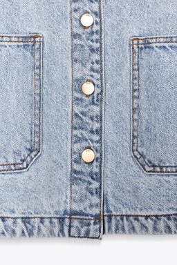 Z1975 DENIM JACKET WITH POCKETS - Zara фото 7