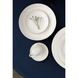 Тарелка глубокая Magistro La Perle, 1 л, d=22.5 см, фарфор, белая  фото 8