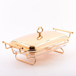 7457-1 Мармит 2,6 л с подставкой нерж/ст/стекло (х4)