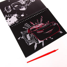 Набор для творчества с заданиями Гравюры. Тачки, 8 гравюр, Дисней - Disney фото 3