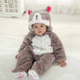 Плюшевый комбинезон Енот (теплый)