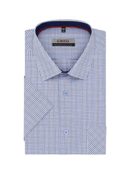 Сорочка мужская короткий рукав GREG 235/101/6101/1p