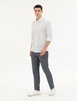 Lacivert Slim Fit Kuma_ Pantolon - Pierre cardin фото 3