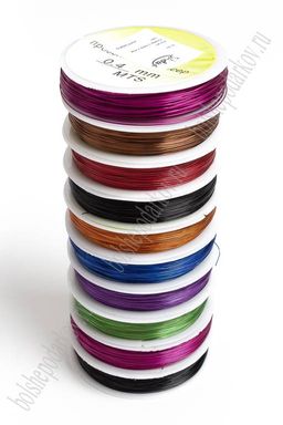 Проволока 0,4 мм*40 м (10 шт) SF-901, ассорти