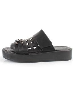 08-PEAG16-2 BLACK Босоножки женские (натуральная кожа) - Фабричный китай фото 5