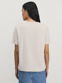 Базовая футболка из хлопка / Zarina  фото 5