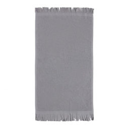Полотенце махровое LoveLife Fringe 70х130 см, цвет серый, 100% хлопок, 380 гр/м2  фото 2