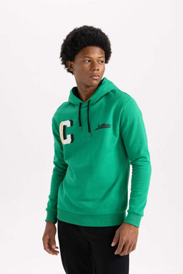 DeFactoFit NBA Boston Celtics толстая толстовка стандартного кроя с капюшоном  фото 4