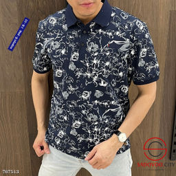 Футболка поло с принтом мужская