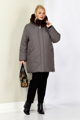 Куртка SHETTI 2205 серо-лиловый