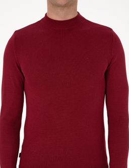 Vi_ne Slim Fit _eyrek Yaka Basic Triko Kazak - Pierre cardin фото 6