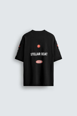 T-SHIRT WITH CONTRAST GRAPHICS - Zara фото 8