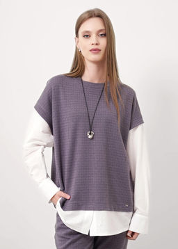 157000/186ввэ Джемпер женский (ЧЗ)