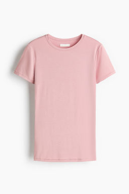 Camiseta de corte ajustado en punto el?stico - H&m фото 2
