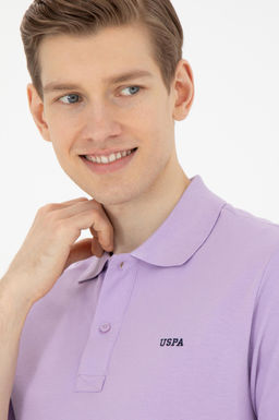 Мужская сиреневая базовая футболка - U.s. polo assn фото 9