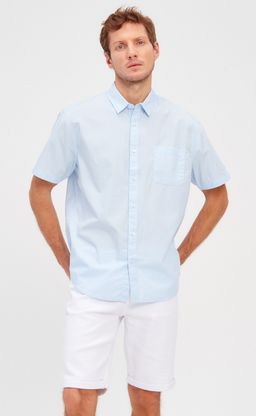 Рубашка к/р F311-0450-1 pale blue - Fine joyce фото 6