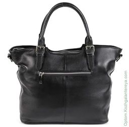 Женская кожаная сумка 1623-В Блек - Cidirro фото 3