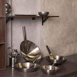 Сковорода-Вок Hanna Knövell Chief, d=32 см, нержавеющая сталь, с ручкой