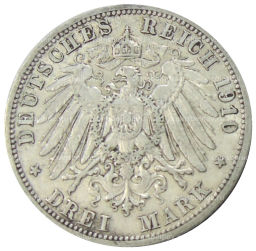 3 марки 1910 года А Германия (Пруссия)