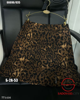 Женская юбка с леопардовым принтом - Bruno фото 7