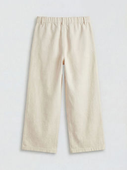 K?z ?ocuk Ta? ??lemeli Gabardin Pantolon