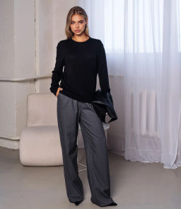 Джемпер #ОКТ125002, чёрный - Dommod фото 4