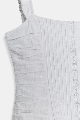 VESTIDO CORTO BORDADOS VOLUMEN / az-empolvado - Zara фото 7